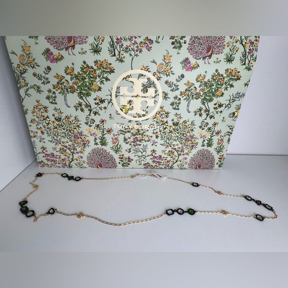 New Tory Burch ROXANNE DELICATE LONG NECKLACE - Picture 6 of 15